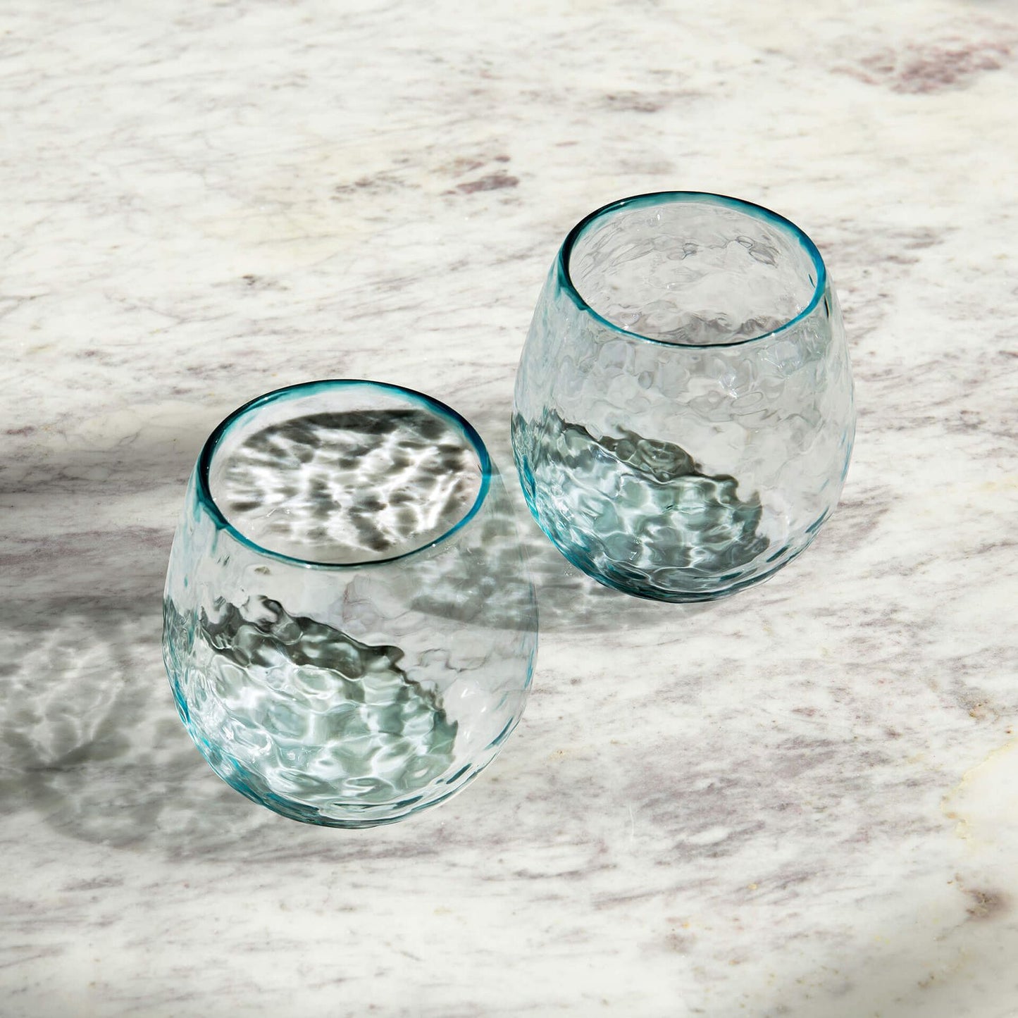 Light Blue Tumbler- Set Of 2