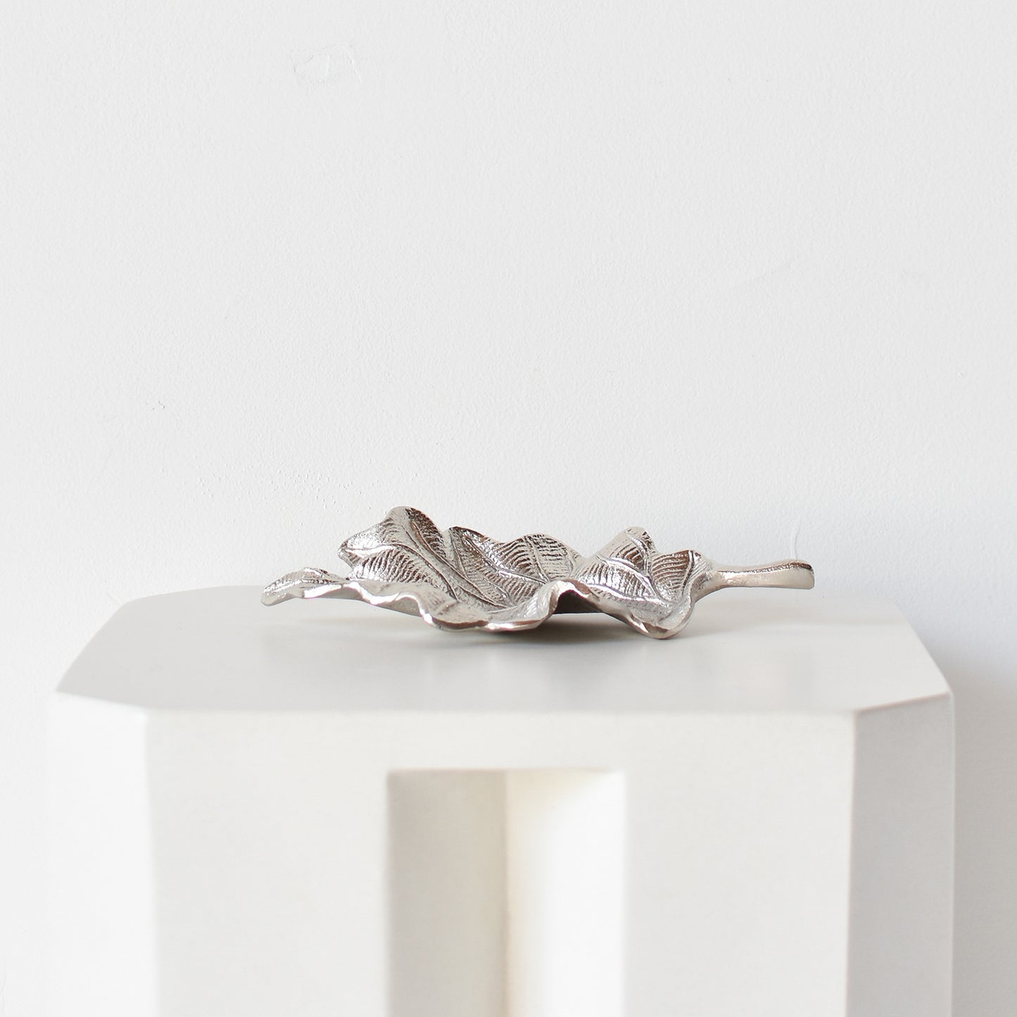 Silver Leaf Trinket Tray