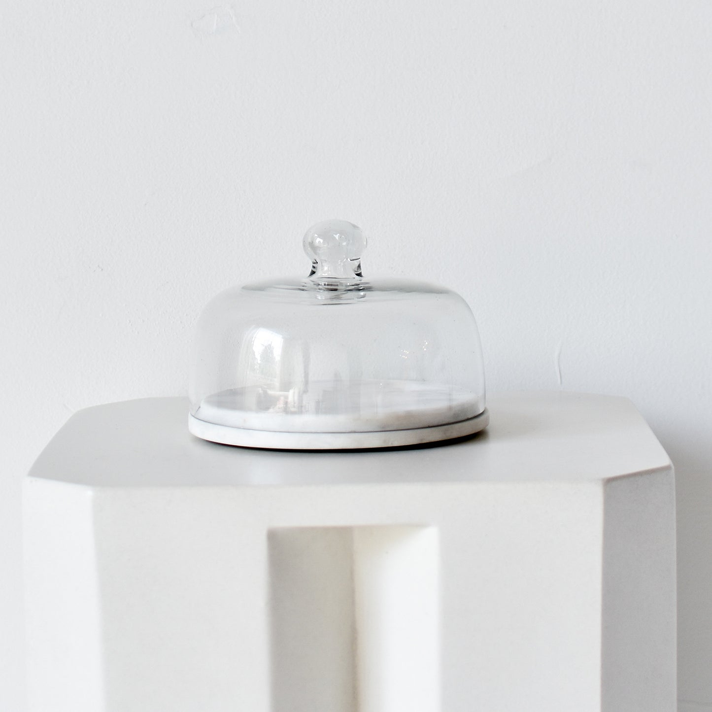 Marble Base Dessert Cloche