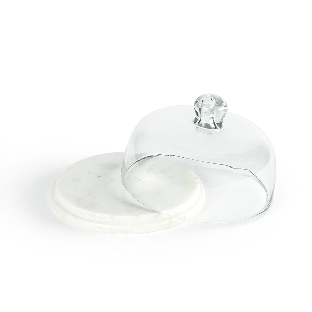 Marble Base Dessert Cloche