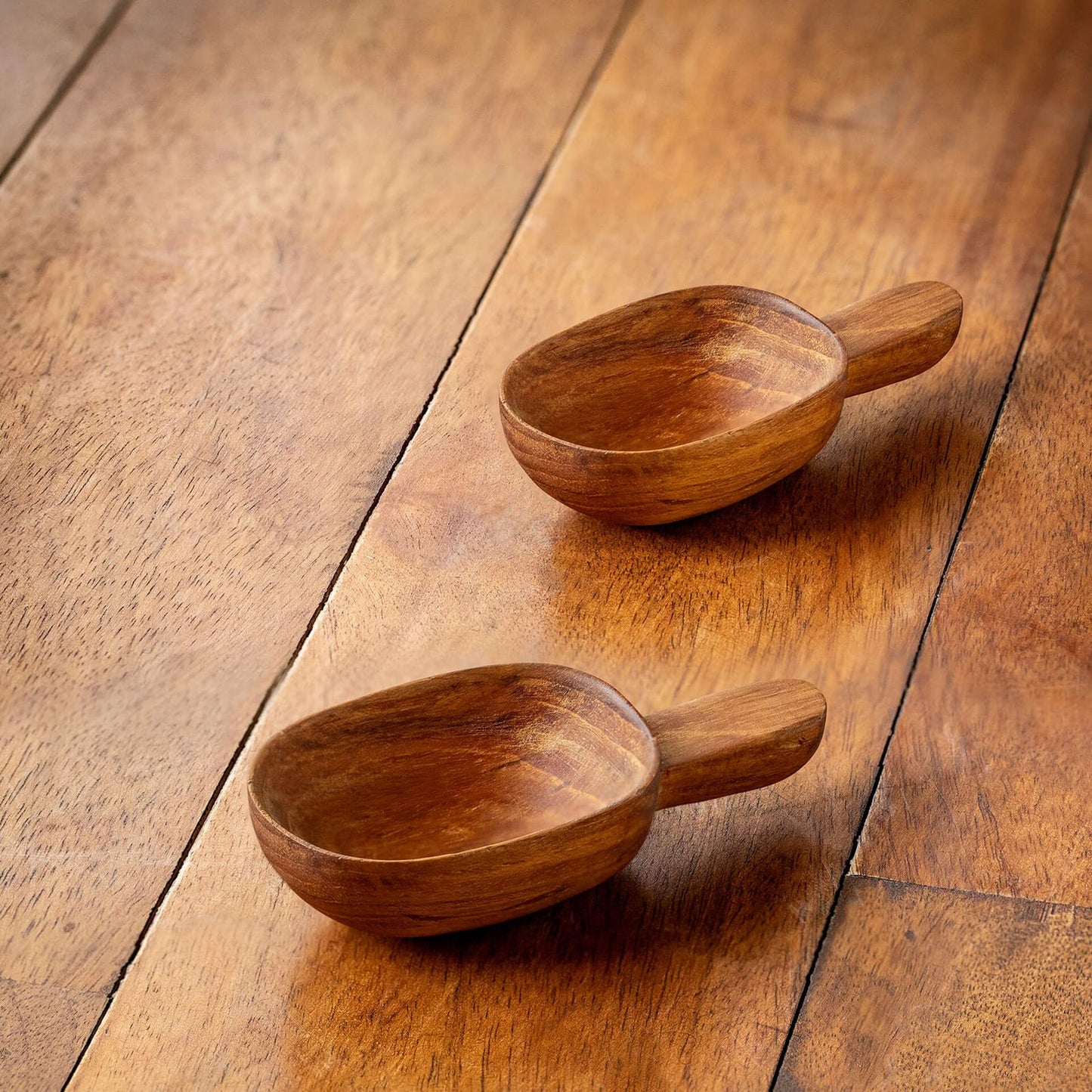 Teakwood Scooper- Set Of 2